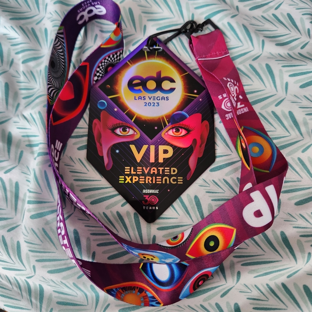 NEW Edc Las Vegas 2023 VIP Lanyards